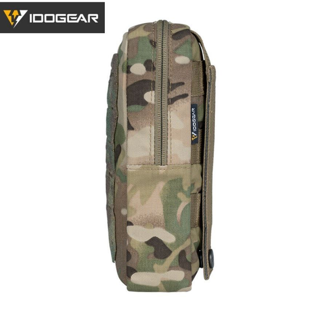 Универсальная тактическая сумка MOLLE вертикальная сумка для мелочей MC IDOGEAR BG3578 Премиум качество армии США Мультикам - изображение 2