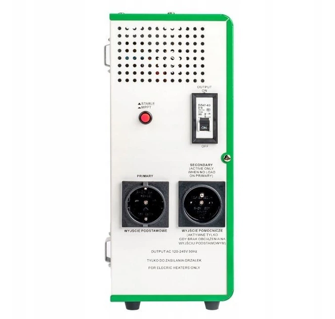 Інвертор для сонячних батарей прямого вмикання Volt Polska ECO Green Boost MPPT-3000 PRO 3000 Вт - зображення 4