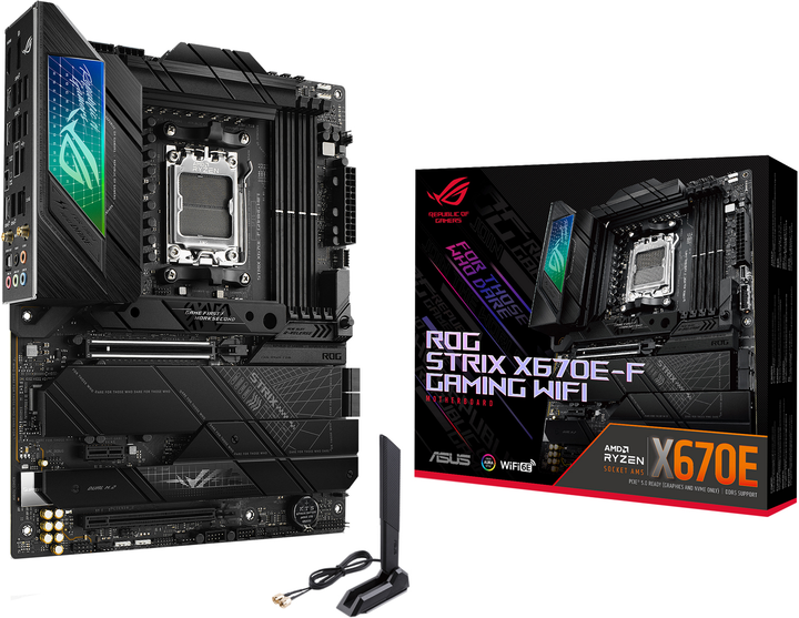 Płyta główna Asus ROG STRIX X670E-F Gaming Wi-Fi (sAM5, AMD X670, PCI-Ex16) - obraz 6
