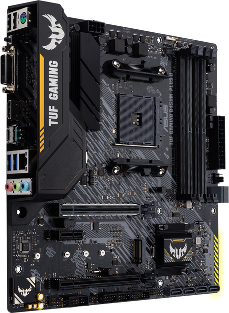 Материнська плата Asus TUF Gaming B450M-Plus II (sAM4, AMD B450, PCI-Ex16) - зображення 2
