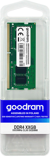 Оперативна пам'ять Goodram SODIMM DDR4-2400 16384MB PC4-19200 (GR2400S464L17/16G) - зображення 2