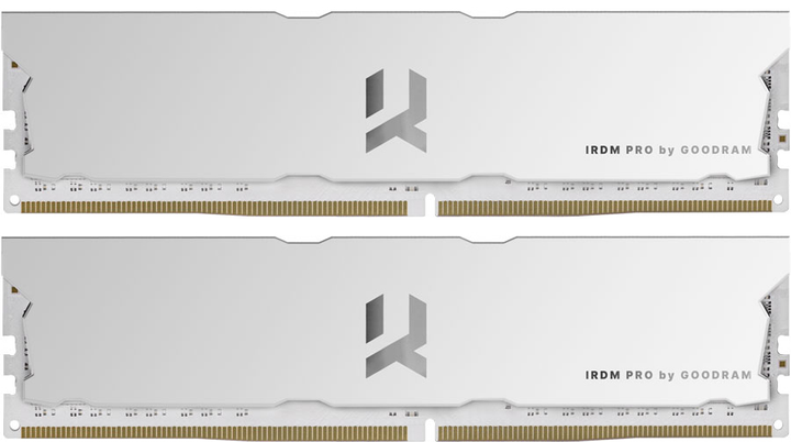 Оперативна пам'ять Goodram DDR4-4000 16384MB PC4-32000 (Kit of 2x8192) IRDM Pro Hollow White (IRP-W4000D4V64L18S/16GDC) - зображення 1