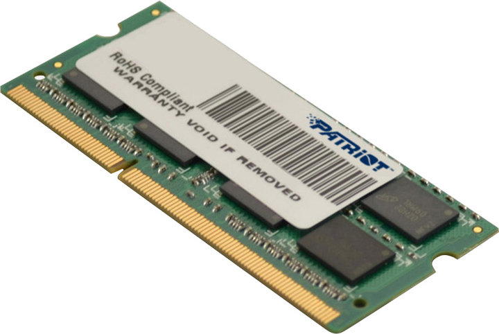 Оперативна пам'ять Patriot SODIMM DDR3-1600 4096MB PC3-12800 (PSD34G1600L81S) - зображення 1