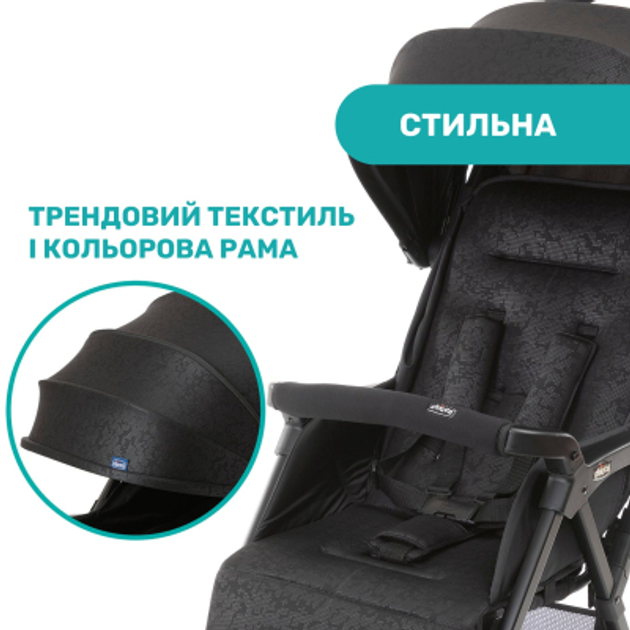 Коляска Chicco Ohlala 3 Черная (79733.51) - изображение 8