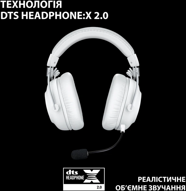 Słuchawki Logitech G Pro X 2 Lightspeed Wireless White (981-001269) - obraz 8