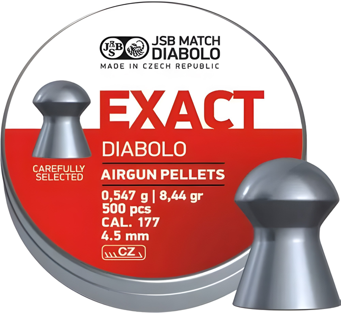 Кулі JSB Exact Diablo 4.53 мм, 0.547 р, 500шт - зображення 2