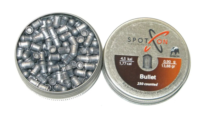 Пули Spoton Bullet 4.5 мм, 0.90 г, 200 шт/пчк - изображение 2
