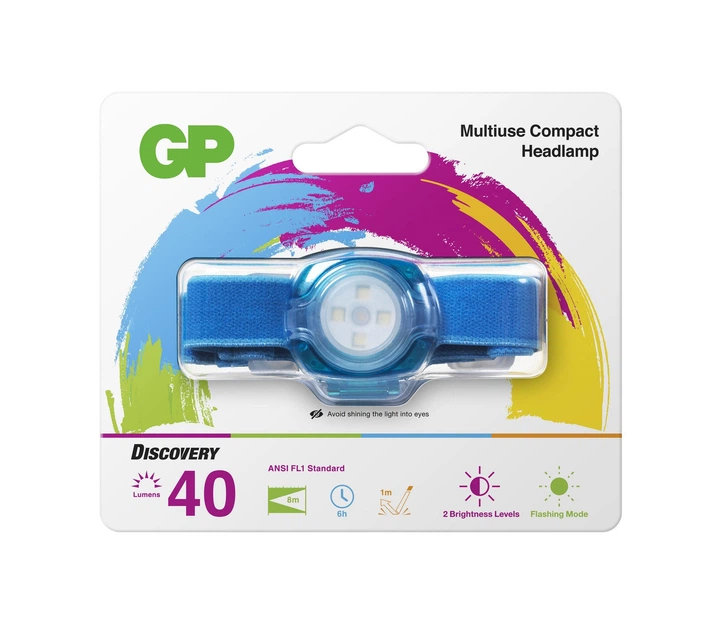 Дитячий налобний ліхтар GP LED GPCH31BLE-2FB1 Блакитний (4891199183447) - зображення 2