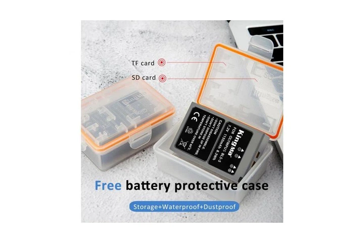 Аккумулятор Kingma Olympus BLS-5 (1150 mAh) для OM-D E-M10 PEN E-P3 Stylus 1 E-420 Pen E-PL3 (Premium Quality) - изображение 2