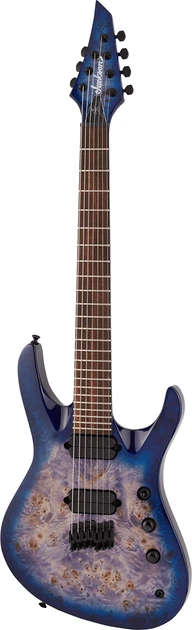 Електрогітара JACKSON PRO SIGNATURE CHRIS BRODERICK SOLOIST HT7P GLOSS TRANSPARENT BLUE (232378) - зображення 4