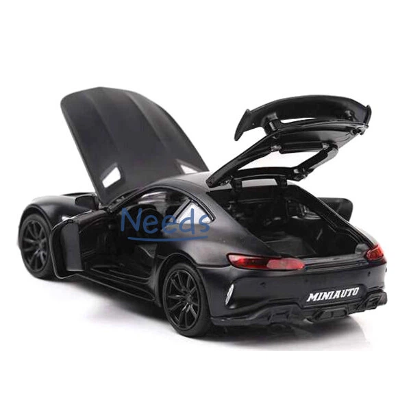 Машинка Mercedes AMG GTR игрушка моделька металлическая коллекционная 15 см Черный (9102074) - изображение 3