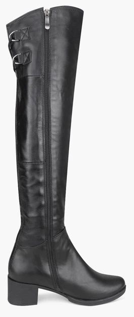 Ботфорти жіночі зимові чорні натуральна шкіра Україна ALROMARO - розмір 39 (25,3 см) (модель: ALR1451-86-343MKBL) - Фото 2 Ботфорти жіночі зимові чорні натуральна шкіра Україна ALROMARO - розмір 39 (25,3 см) (модель: ALR1451-86-343MKBL) - зображення 2