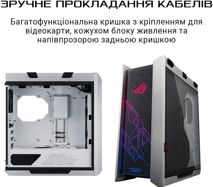Корпус Asus ROG Strix Helios GX601 White (90DC0023-B39000) – фото