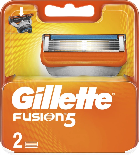 Zestaw wymiennych wkładów do golenia Gillette Fusion5 2 szt (7702018877478) - obraz 2