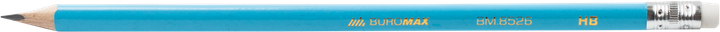 Набор карандашей графитовых Buromax Pastel HB с ластиком ассорти 20 шт (BM.8526-20) - изображение 3