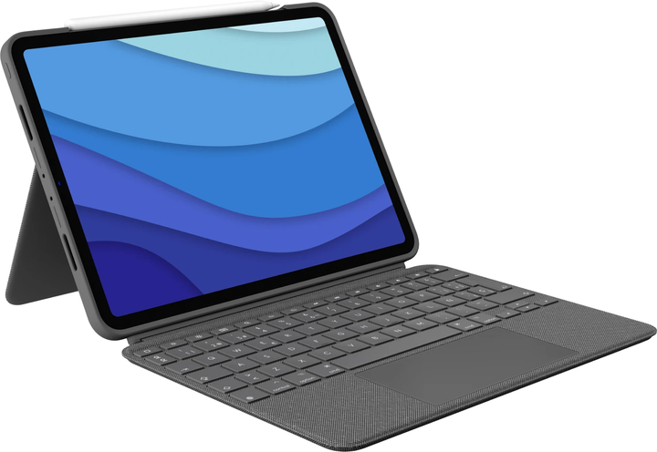 Обкладинка-клавіатура Logitech Combo Touch для Apple iPad Pro 11" 1st/2nd/3rd Gen Oxford Grey (920-010148) - зображення 2