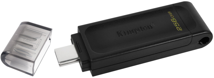 Pendrive Kingston DataTraveller 70 256 GB USB typu C. czarny (DT70/256 GB) - obraz 4