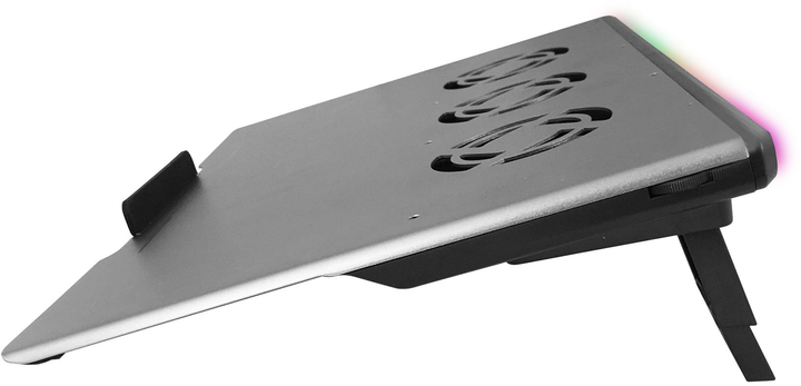 Podkładka chłodząca Esperanza (EGC108) Boreas Grey/RGB - obraz 3