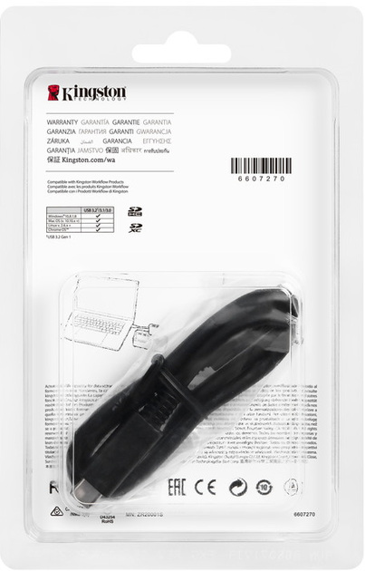 Czytnik kart USB typu C Czytnik SD Kingston Workflow (WFS-SD) - obraz 4