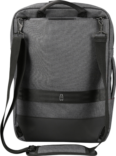 Рюкзак трансформер для ноутбука YENKEE 12L 15.6" TARMAC 3in1 Convertible YBB 1522GY Grey (YBB 1522GY) - зображення 7