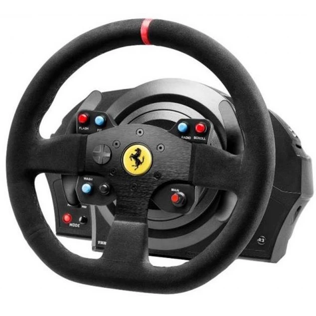 Руль ThrustMaster PC/PS5/PS4/PS3 T300 Ferrari Integral RW Alcantara edition (4160652) - Фото 2 Руль ThrustMaster PC/PS5/PS4/PS3 T300 Ferrari Integral RW Alcantara edition (4160652) - зображення 2