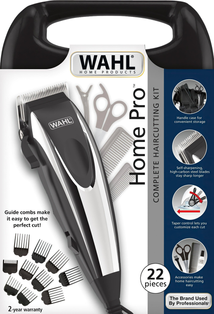 Maszynka do strzyżenia włosów WAHL HomePro Kompletny zestaw 09243-2616 - obraz 2