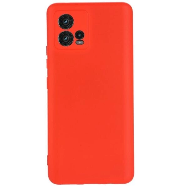 Чехол Fiji Full Soft Premium для Motorola G72 противоударный бампер с микрофиброй Red - изображение 3
