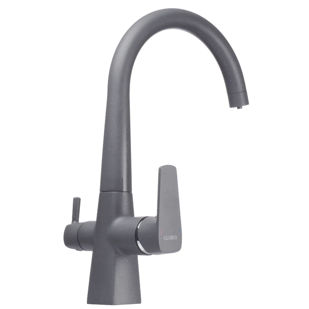 Смеситель для кухни под осмос Globus Lux GLLR-0999-3-TITANIUM - изображение 4