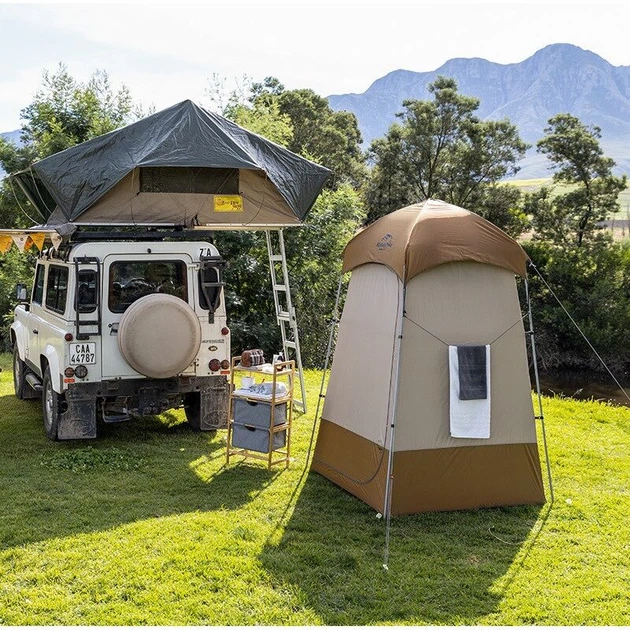 Душовий намет Naturehike NH21ZP005, коричневий - зображення 2