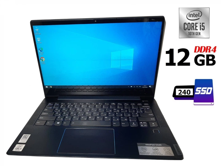 Ноутбук б/у сенсорний Lenovo S540-14 IPS Core i5-10210U 4.2ГГц 12