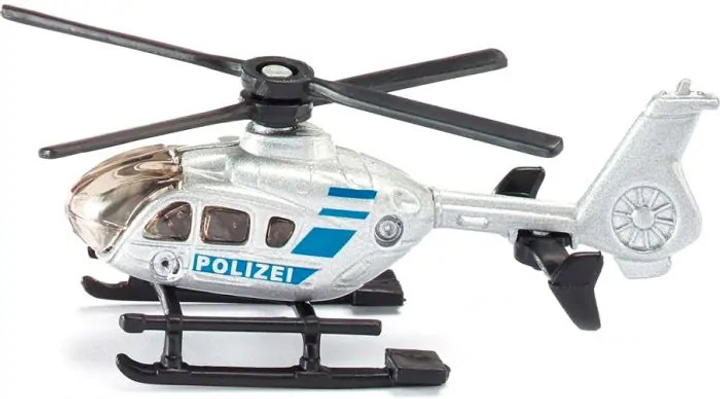 Siku model 1:55 Helikopter policyjny srebrny (807) - obraz 1