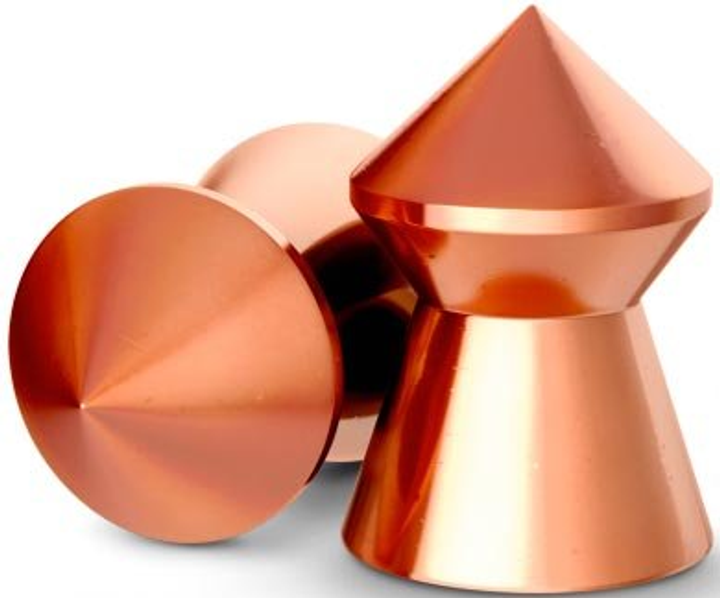 Кулі пневматичні H&N Copper Spritzkugel 500 шт/уп 0,49 г 4,5 мм (98814500025) - зображення 2