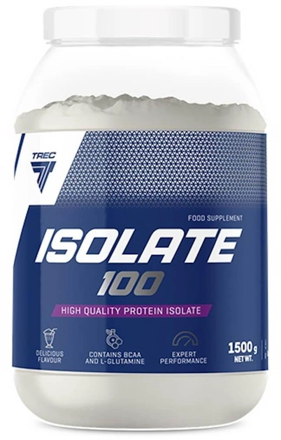 Протеїн Trec Nutrition ISOLATE 100 1500 г Шоколад (5902114018627) - зображення 1