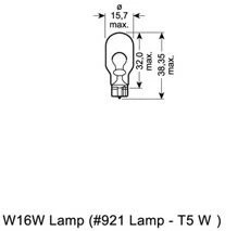Автолампа 16W OSRAM (921) - Фото 1 Автолампа 16W OSRAM (921) - изображение 1