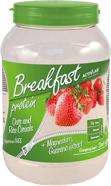ActivLab Protein Breakfast 1000 g Jar Strawberry (5907368886121) - obraz 1