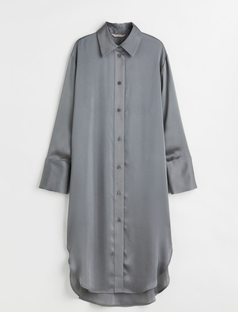 Жіноча сукня H&M (55630) XS Сіра - изображение 3