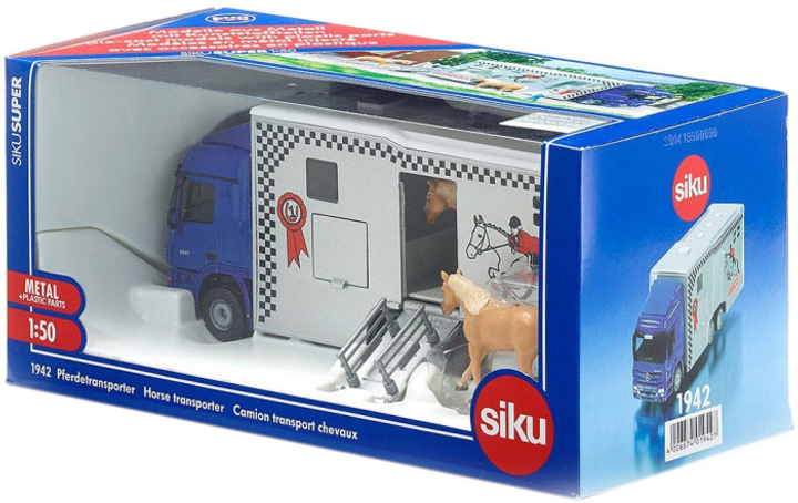 Model Siku 1:50 Ciężarówka do przewozu koni (1942) - obraz 1