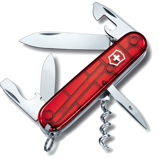 Нож Victorinox Spartan Transparent Красный (1049-Vx13603.T) - изображение 1
