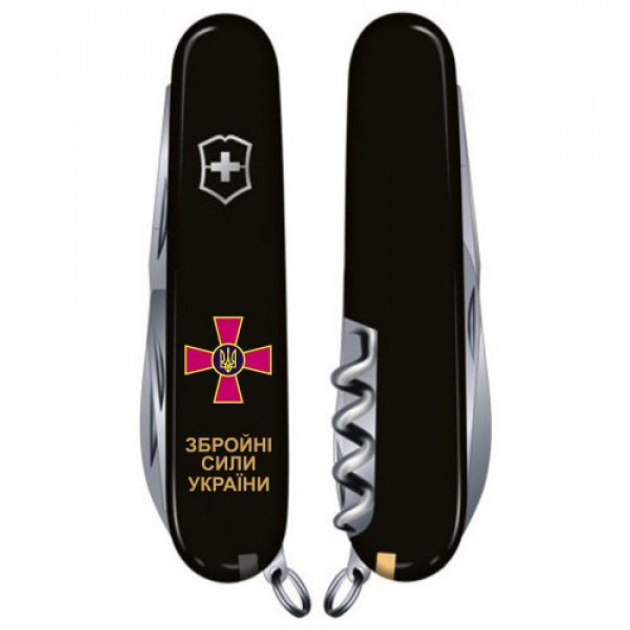Нож Victorinox Spartan Army 91мм Эмблема ВСУ + Надпись ВСУ (1049-Vx13603.3_W1011u) - изображение 2