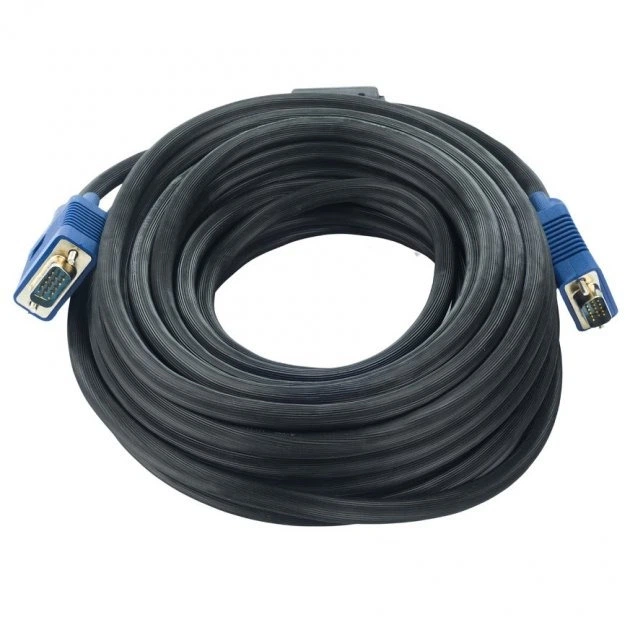 Кабель мультимедійний ProfCable2-1000 VGA Plug-VGA Plug 10 м Чорний - зображення 2