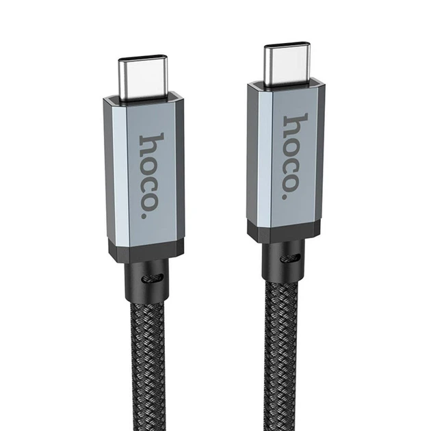 Кабель Usb4 Hoco US05 100w 40Gbit - Фото 1 Кабель Usb4 Hoco US05 100w 40Gbit - изображение 1