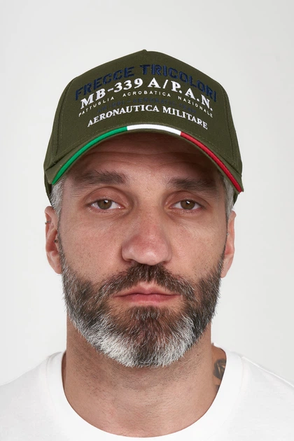 Бейсболка хаки с декором Aeronautica Militare 5408 от продавца ...