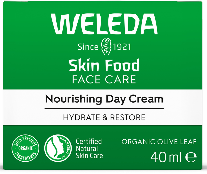 Живильний денний крем Weleda для обличчя Скін фуд 40 мл (4001638580229 ...