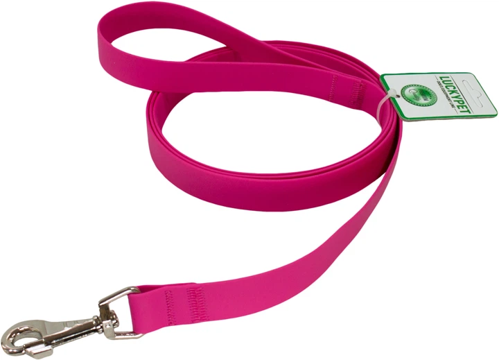 Поводок Lucky Pet из водонепроницаемой ленты 2.5/400 см Розовый (4820224216669) - Фото 1 Поводок Lucky Pet из водонепроницаемой ленты 2.5/400 см Розовый (4820224216669) - изображение 1