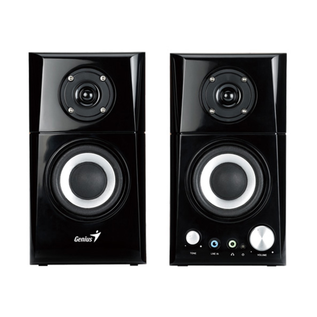 Акустична система/колонки Genius SP-HF500A II 31730032400 Чорний з коричневим - Фото 2 Акустична система/колонки Genius SP-HF500A II 31730032400 Чорний з коричневим - зображення 2