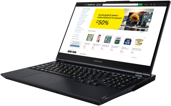 Laptop Lenovo Legion 5 15ITH6H (82JH005BPB) Phantom Blue/Shadow Black - obraz 2