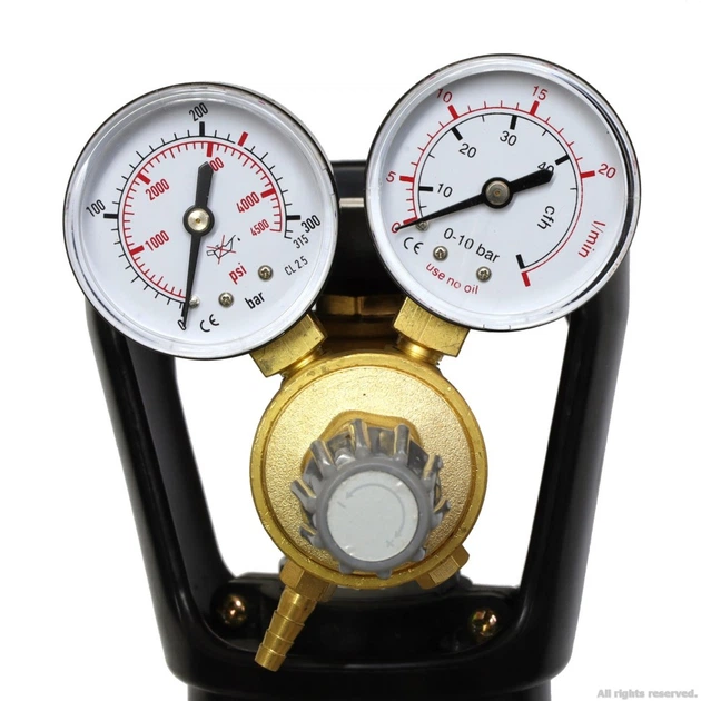 Редуктор CO2 Aqua Nova для заправляються балонів W21,8х1/14 (CO2REG1) - Фото 4 Редуктор CO2 Aqua Nova для заправляються балонів W21,8х1/14 (CO2REG1) - зображення 4