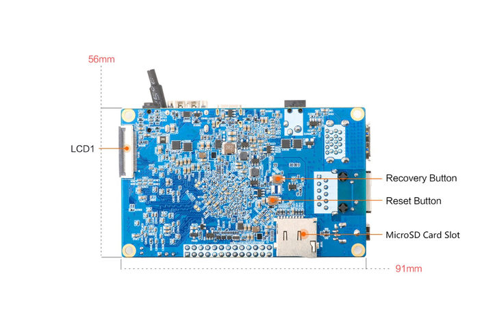 Миникомпьютер Orange Pi 4 LTS 4/16 Gb - изображение 3