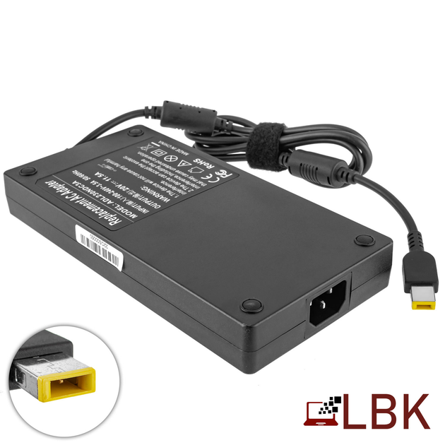 Блок питания для ноутбука LENOVO 20V, 11.5A, 230W, USB+pin (Square 5 ...