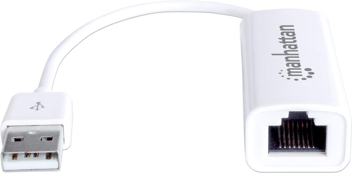 Adapter Manhattan USB 2.0 AM-Ethernet (506731) biały - obraz 3
